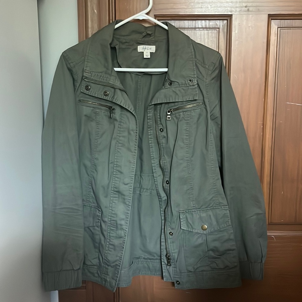 Style & Co green jacket